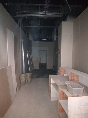 奶茶店30㎡裝修工地圖_現場施工圖文直播